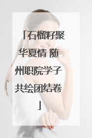 石榴籽聚华夏情 随州职院学子共绘团结卷